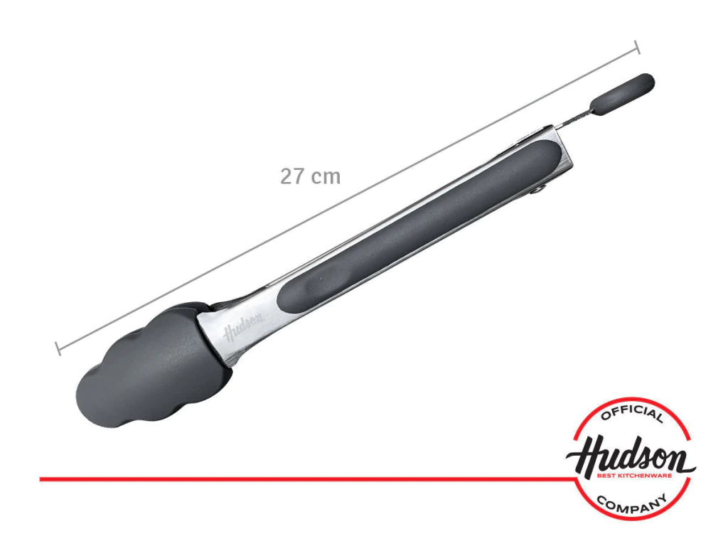 Pinza de Acero Inoxidable y Silicona 23 cm