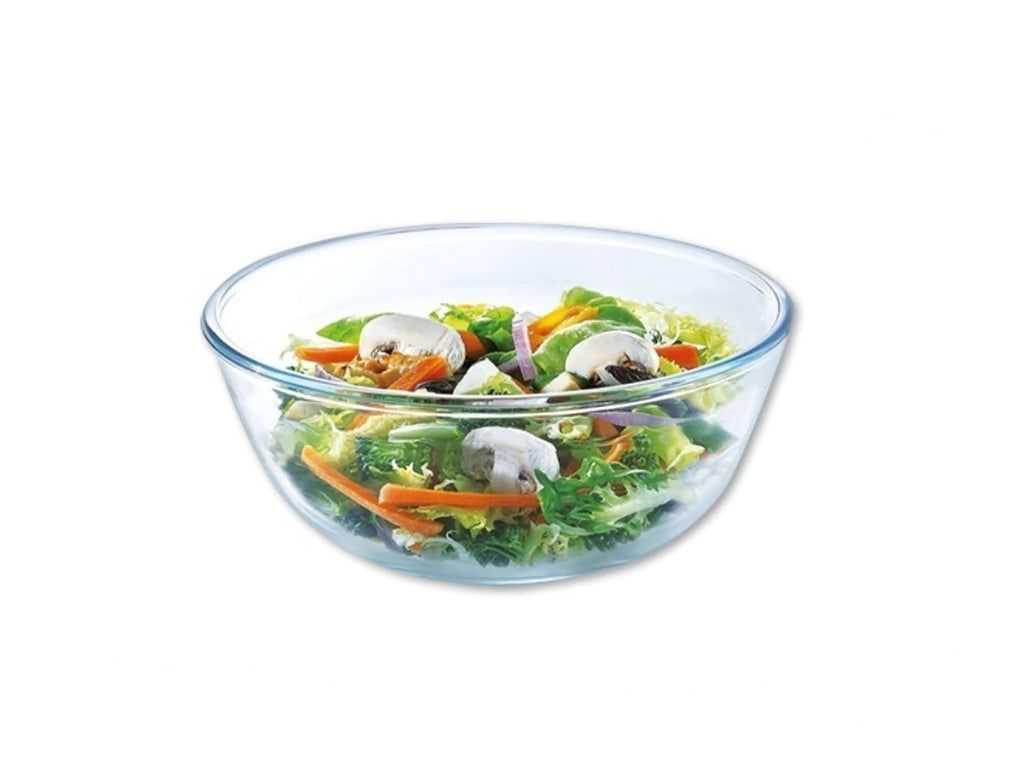 Ensaladera de Vidrio Traslúcido de 23 X 11 cm