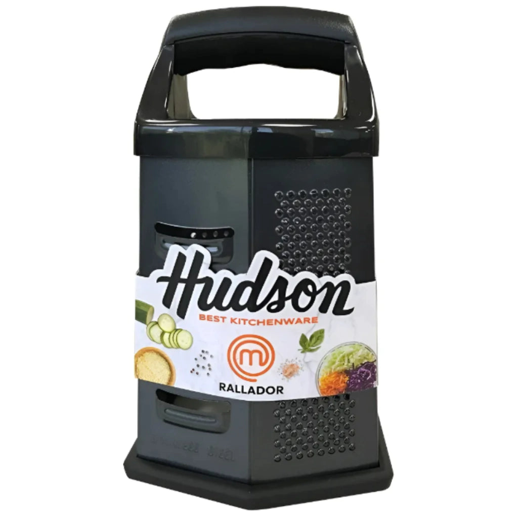 Rallador De Acero Inoxidable Hexagonal 6 Caras Hudson Negro