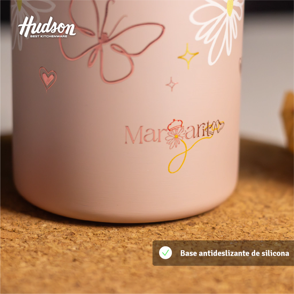 Botella Termica Margarita x Hudson 500 ml Deportiva Rosa