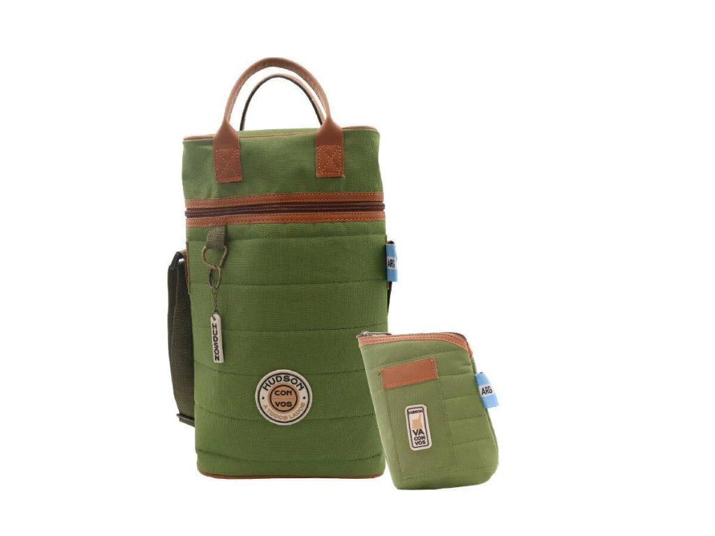 Set de Mochila Matera + Yerbera Verde en Poliester