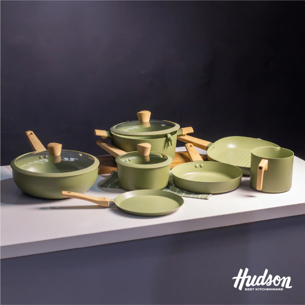 Batería Olive de 10 Piezas de Aluminio c/ Antiadherente