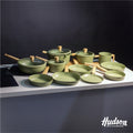 Batería Olive de 12 Piezas de Aluminio c/ Antiadherente