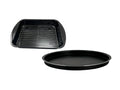 Set De Pizzera + Asadera de Horno de Acero Carbono