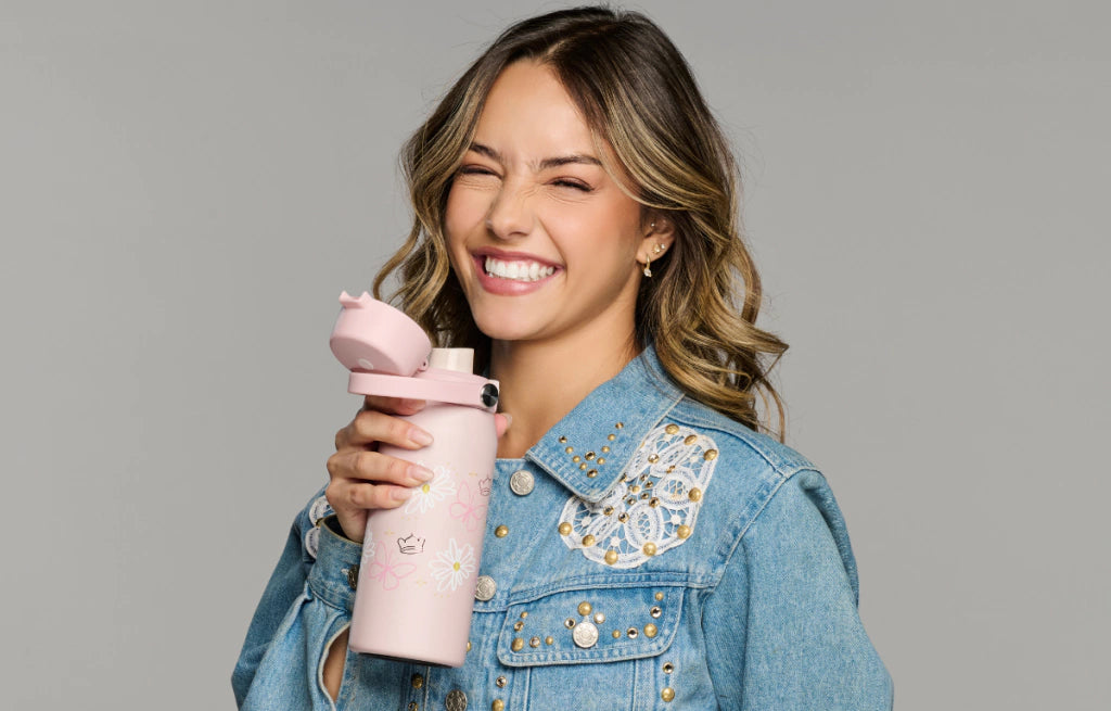 Botella Termica Margarita x Hudson 500 ml Deportiva Rosa