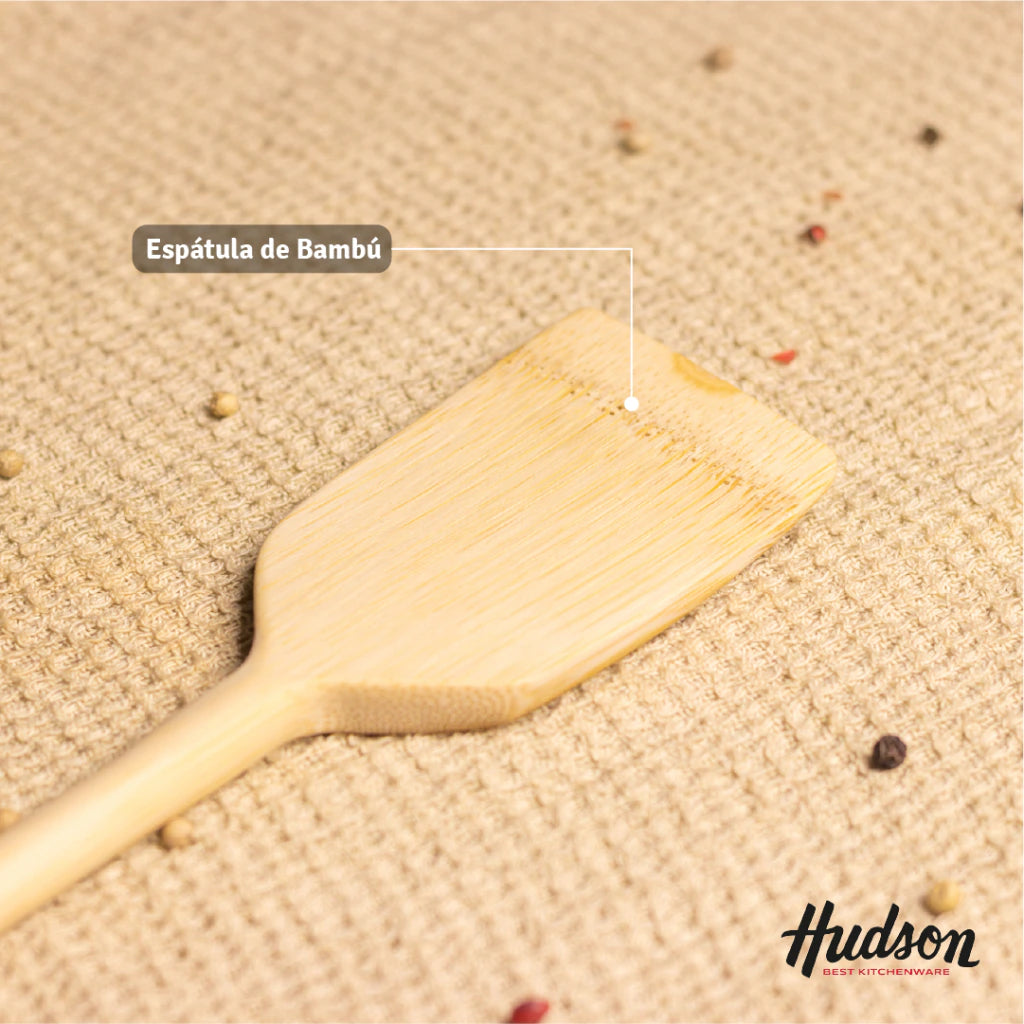 Espátula De Madera De Bambú Para Cocinar Hudson