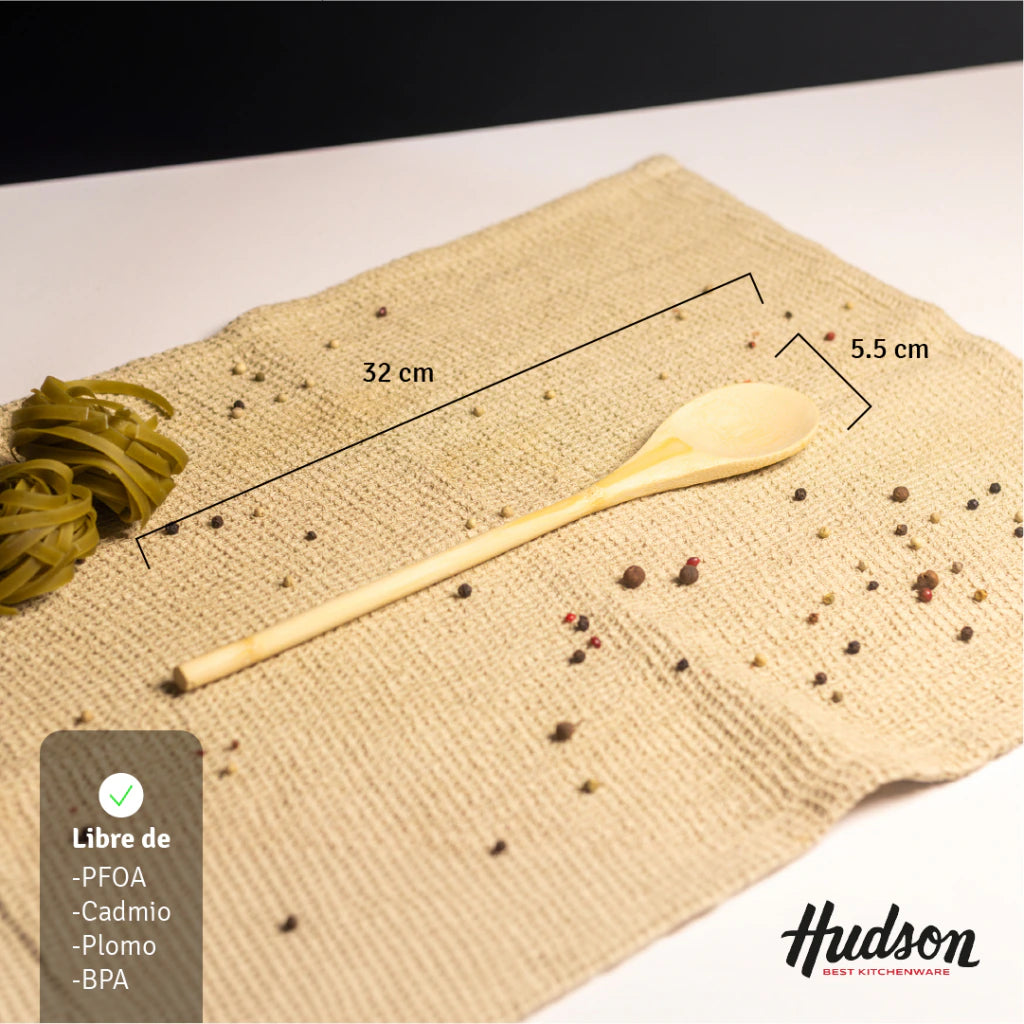 Cuchara De Madera De Bambú Para Cocinar Hudson