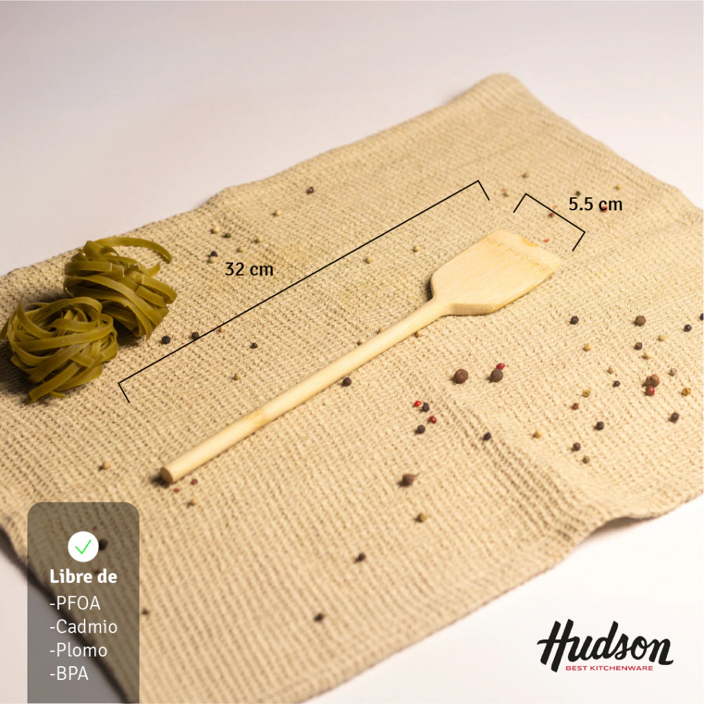 Espátula De Madera De Bambú Para Cocinar Hudson
