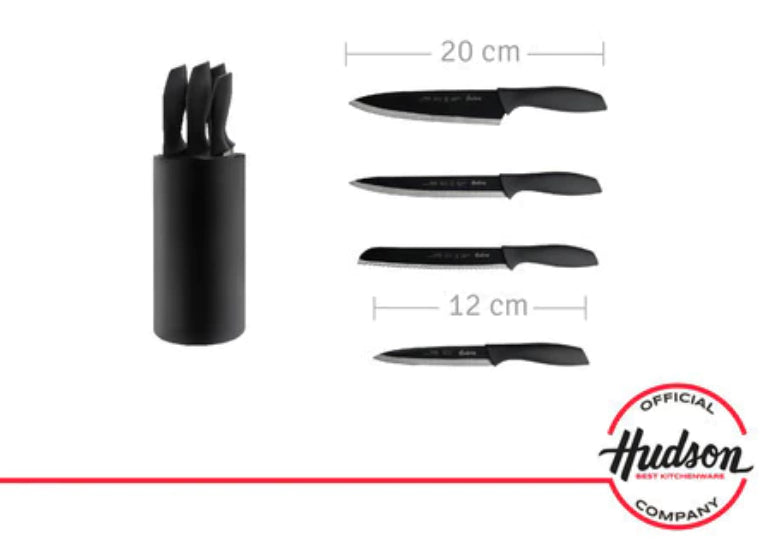 Set Afilador + Cuchillo Color Negro
