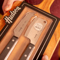 Set Tabla de madera + 2 Cuchillos Profesionales de Queso