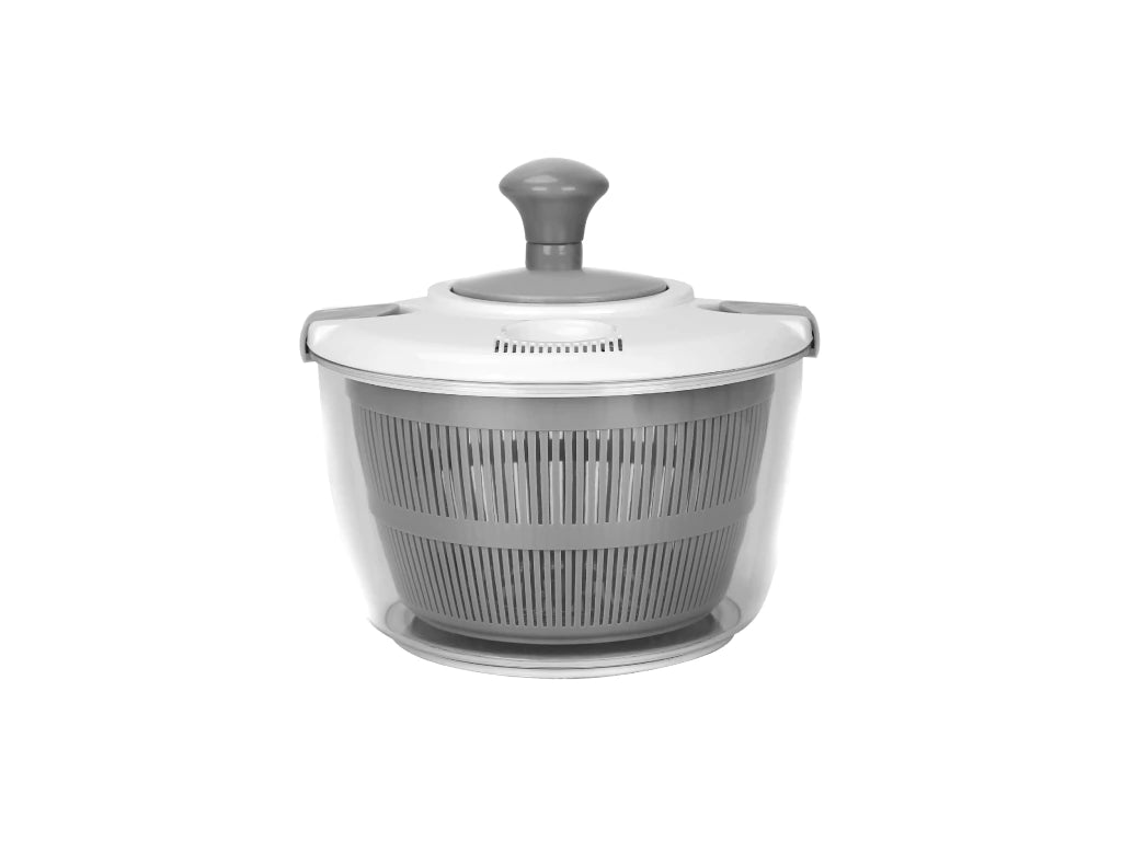 Centrifugador Plastico para Verduras 5 lts Escurridor y Seguros Plásticos