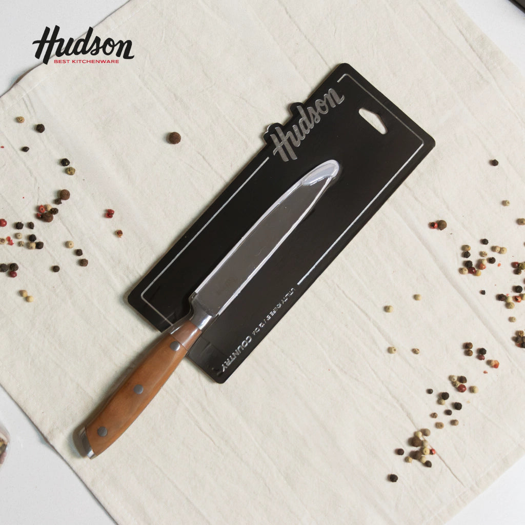 Cuchillo Utilitario Acero Inoxidable Mango Madera