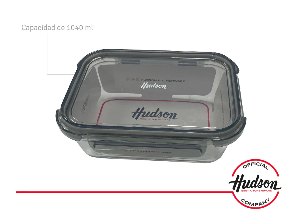 Contenedor Vidrio Con Tapa Hermetica 196×145×60 p/ Horno