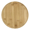 Set 2 Tablas de Madera Circular Para Asado De 26cm