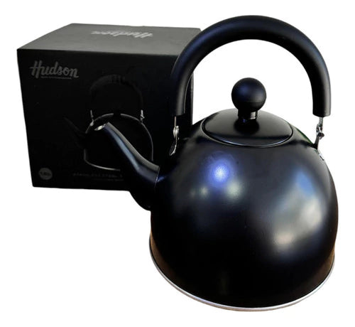 Pava Total Black 1.5lts Pico Matero Color Negro