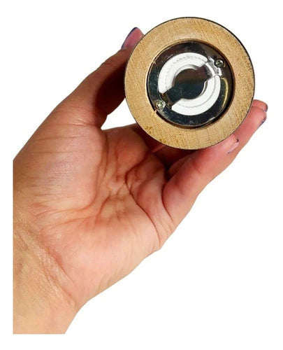 Molinillo de Madera Laqueado 15 cm Negro