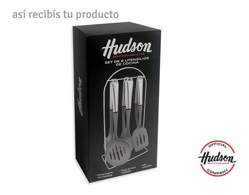 Set 6 Utensilios de cocina de Nylon y Acero