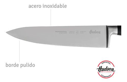 Set x3 Cuchillo Profesionales Acero Inoxidable 20 + 18 + 15 cm
