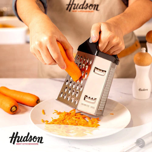 Rallador Hexagonal Hudson De Acero Inoxidable 6 Caras 20 Cm