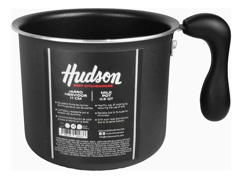 Jarro Lechero Hervidor Antiadherente 11 Cm Negro