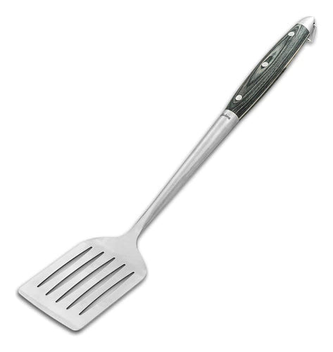 Espatula p/ Parrilla Asador Acero Inoxidable 44 cm