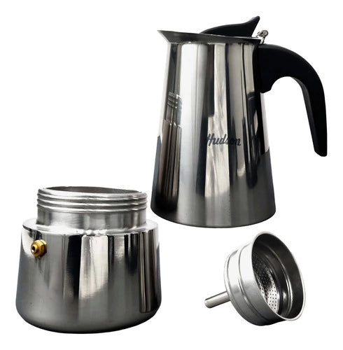 Cafetera Acero Inoxidable Tipo Italiana p/ 6 pocillos