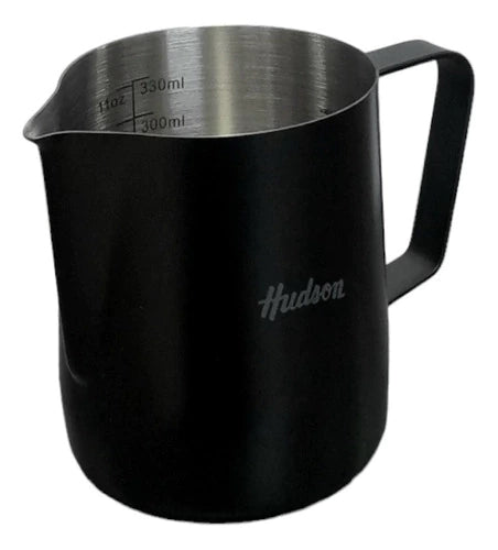 Jarro Negro Pitcher W30 330ml Barista Arte Latte Cafe Lechero