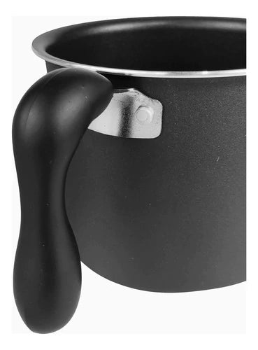 Jarro Lechero Hervidor Antiadherente 11 Cm Negro