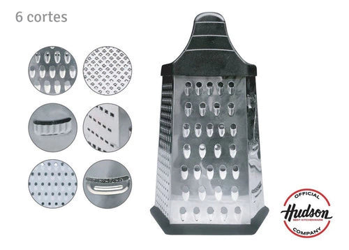 Rallador Acero Inoxidable 23 x 14.2 x 11.8 cm Hexagonal 6 Caras