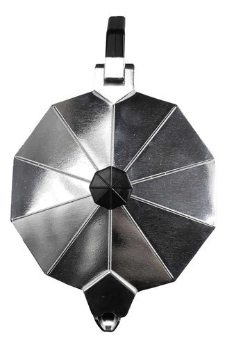 Cafetera Italiana Aluminio Pulido p/ 6 pocillos