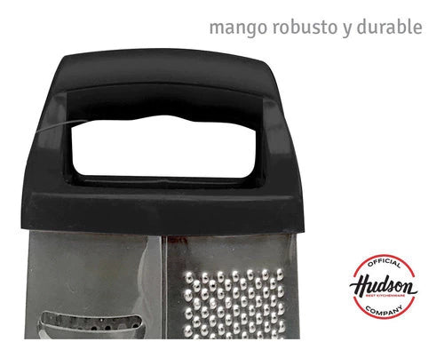 Rallador Hexagonal Hudson De Acero Inoxidable 6 Caras 20 Cm