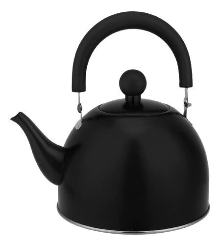 Pava Total Black 1.5lts Pico Matero Color Negro