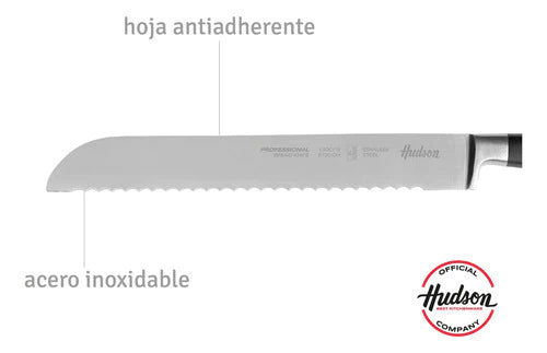 Cuchillo de Pan 8 de Acero Inoxidable c/ Remache