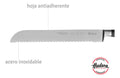 Cuchillo de Pan 8 de Acero Inoxidable c/ Remache