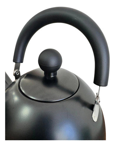 Pava Total Black 1.5lts Pico Matero Color Negro