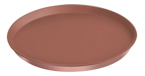 Pizzera Redonda con Doble Antiadherente 35 cm Cobre