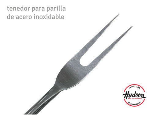 Tenedor Parrillero de Acero Inoxidable 44 cm