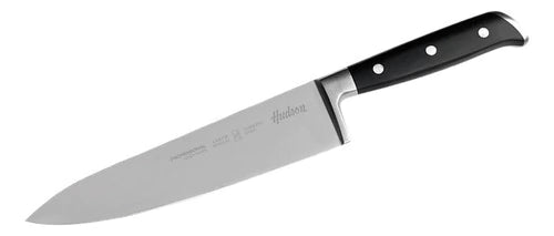 Cuchillo Chef 8 Hudson Professional Mango Remache Negro