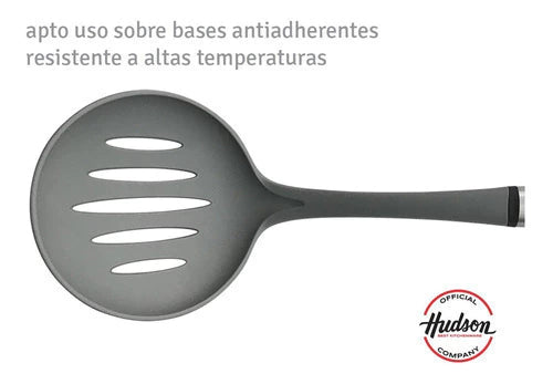 Espumadera de Nylon c/ Mango de Acero Inoxidable