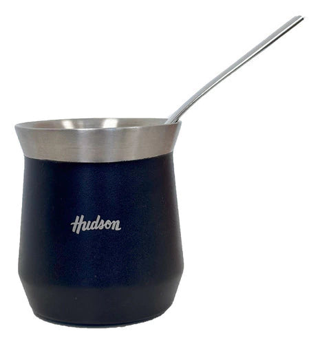 Mate de Acero Inoxidable Vaso de 140 ml Negro