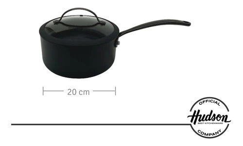Cacerola de Aluminio 20 cm Negra Antiadherente Total Black