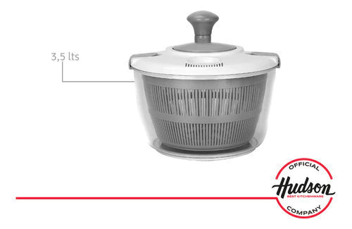 Escurridor de Verduras Plástico Centrifugador Blanco