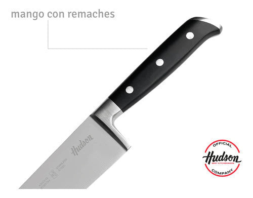 Set x3 Cuchillo Profesionales Acero Inoxidable 20 + 18 + 15 cm