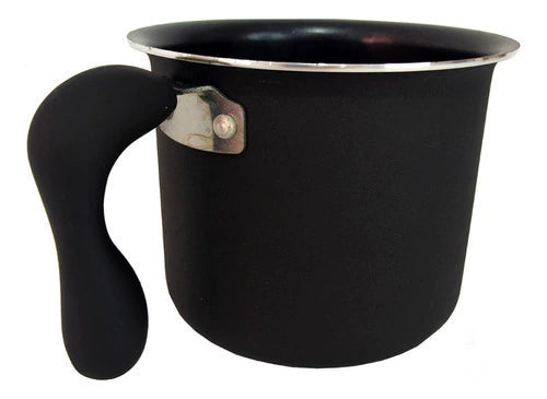 Jarro Lechero Hervidor Antiadherente 11 Cm Negro
