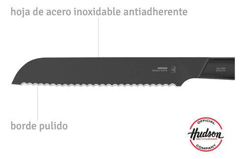 Cuchillo De Pan Acero Inoxidable 8'' Linea Hudson Design