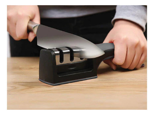 Afilador c/ Piedra Ceramica para Cuchillo Profesional