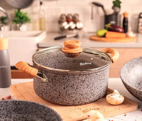Cacerola de Aluminio Forjado 28 cm Granito Stone