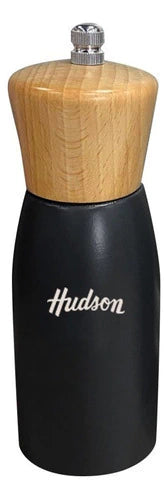 Molinillo de Madera Laqueado 15 cm Negro