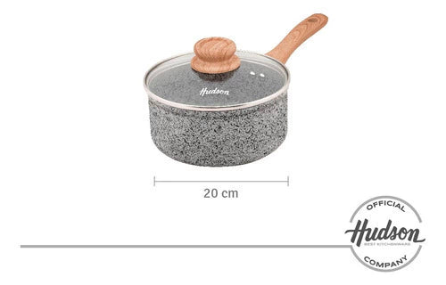 Cacerola de Aluminio Forjado 20 cm Granito Stone