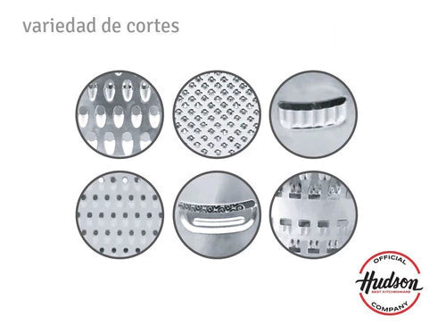 Rallador Hexagonal Hudson De Acero Inoxidable 6 Caras 20 Cm